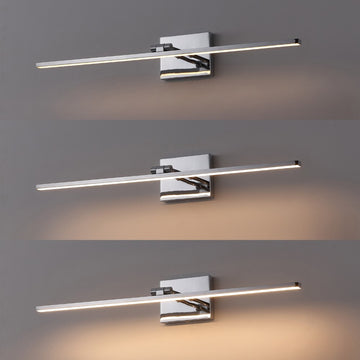 Santino 28" Modern Minimalist Swivel Integrated Dimmable LED Rechargeable Picture Light with Touch Sensor